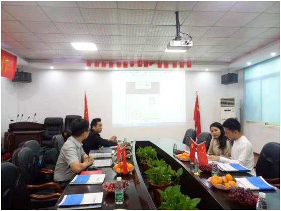 東城政法辦領導考察指導守門神科技集團“平安文化”建設情況